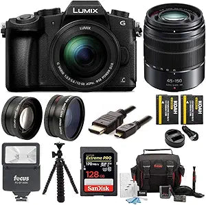 Panasonic DMC-G85MK LUMIX G85 4K Camera Lens Bundle