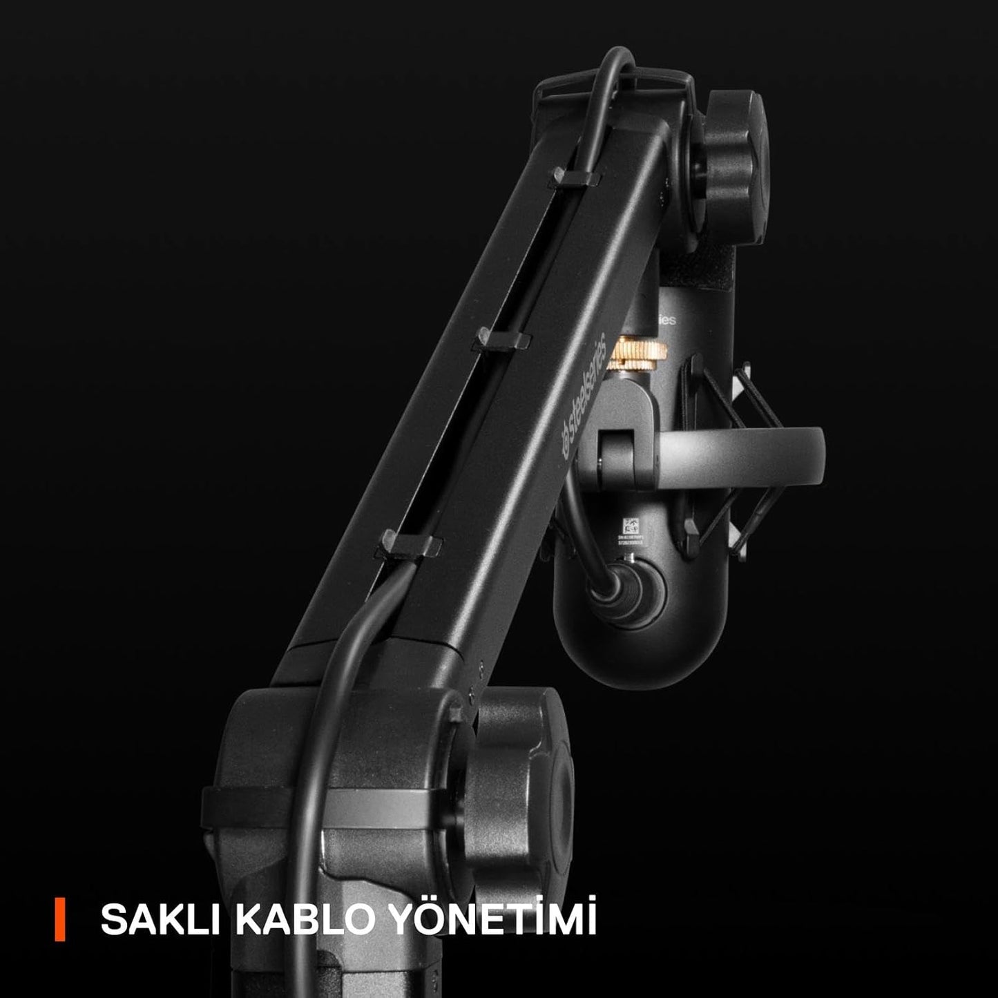 SteelSeries 60474 Alias Pro Mic Boom Arm for Streaming