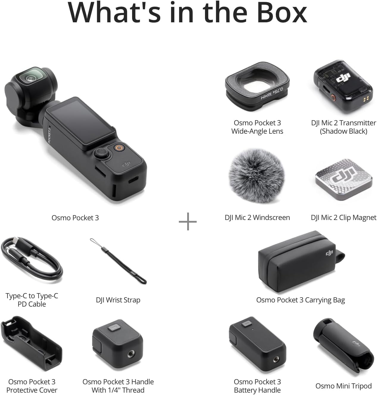 DJI Osmo Pocket 3 4K Gimbal Camera Creator Combo