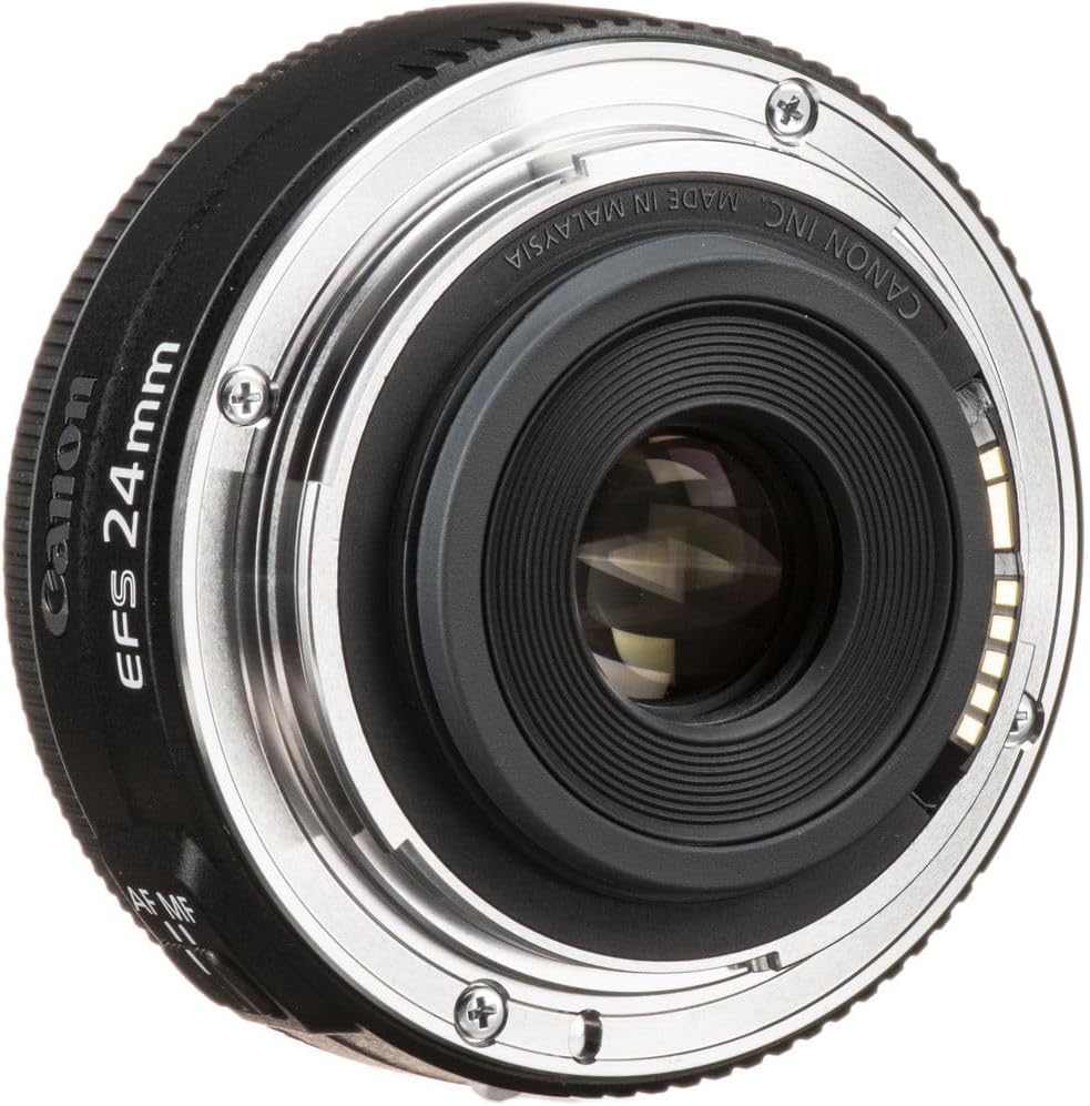 Canon 9522B002 EF-S 24mm f/2.8 STM Lens Bundle (Renewed)