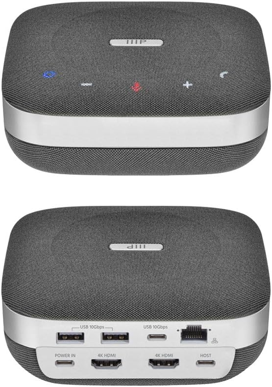Monoprice 144709 Conference Room Speakerphone Dock Bluetooth
