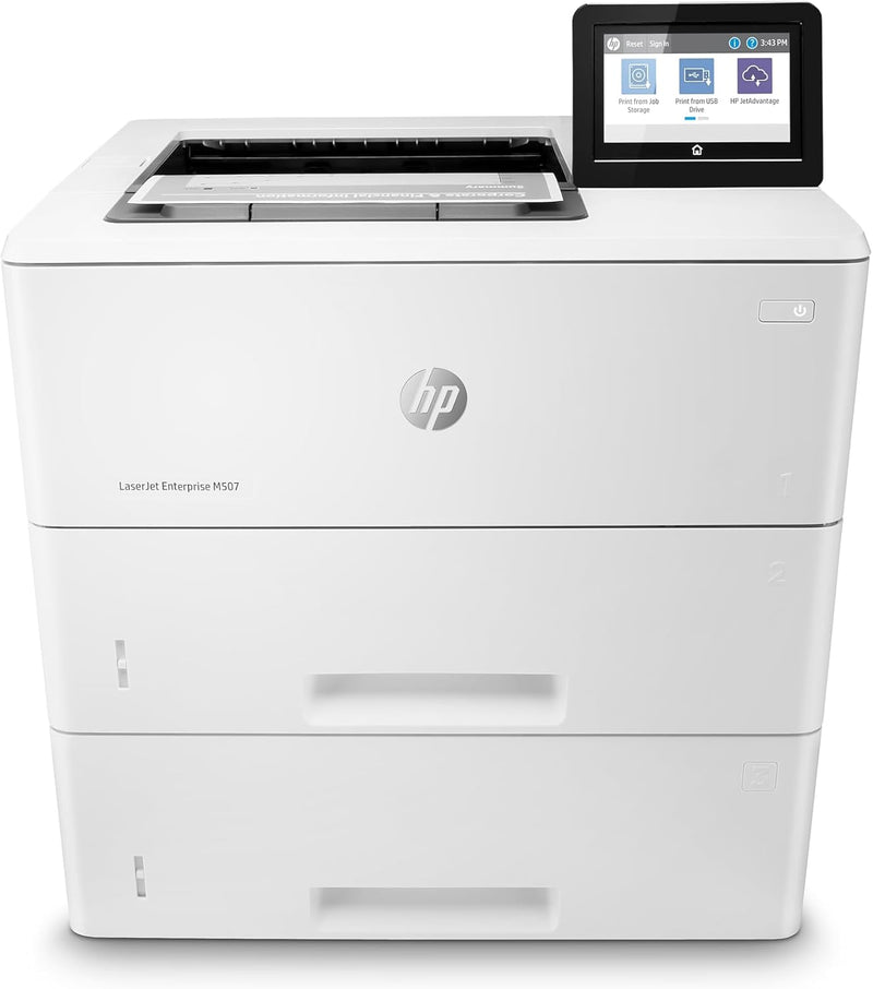 HP M507x LaserJet Enterprise Wireless Monochrome Printer — main product image