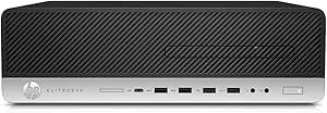 HP EliteDesk 800 G4 SFF Renewed Desktop i5 8500 NVMe