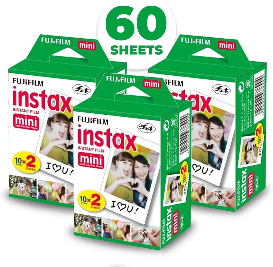 Fujifilm Fuji Mini 11 Instant Camera Bundle - Blush Pink