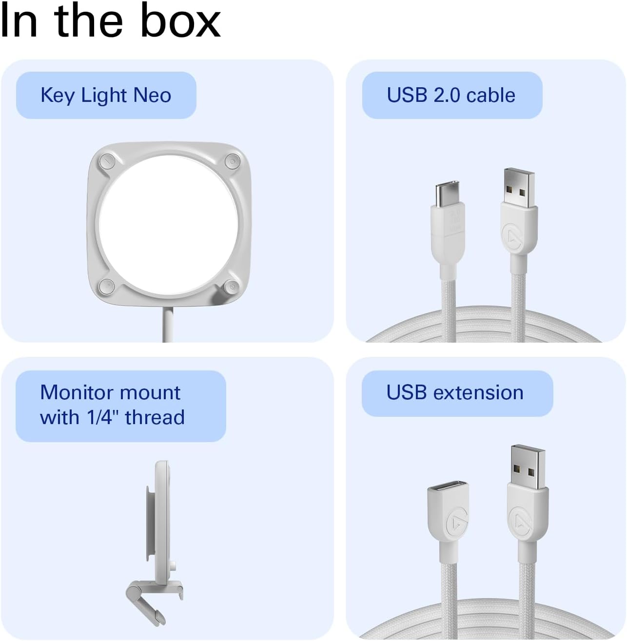 Elgato 20LAJ9901 Key Light Neo Professional Video Call Light