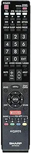 Sharp GB118WJSA LED TV Remote Control (Renewed)