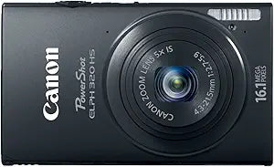 Canon ELPH 320 HS 16.1MP Digital Camera - Black