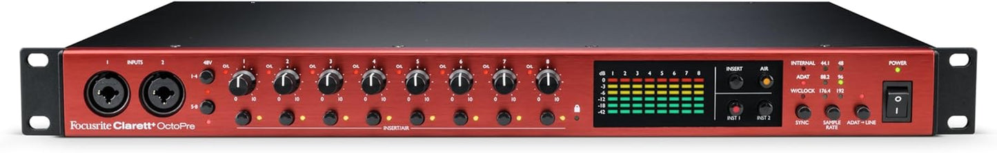 Focusrite AMS-CLARETT-PLUS-OCTOPRE 8-Channel ADAT Preamp