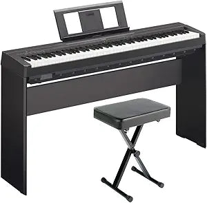 Yamaha P45LXB 88-Key Digital Piano Home Bundle