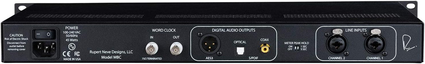 Rupert Neve Designs MBC Dual-Path A/D Converter Limiter