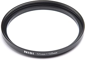 NiSi 498471 PRO 55-58mm Aluminum Step-Up Ring