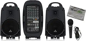 Behringer Europort 2000W Bluetooth PA System Bundle with Microphone