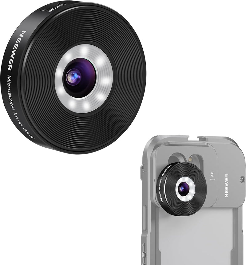 Neewer 10102728 45X Mini Microscope Phone Lens — main product image