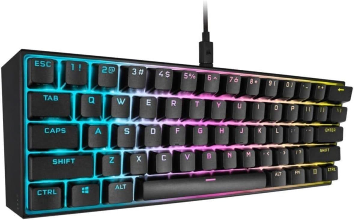 Corsair CH-9194011-NA-RF K65 RGB Mini Mechanical Keyboard Renewed