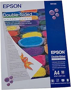 Epson C13S041569 Double-Sided Matte A4 Photo Paper - 50 Sheets