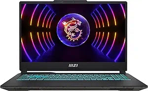 MSI CYBORG1512043SKU Cyborg 15 Gaming Laptop - i7-12650H, RTX 4060, 8GB RAM