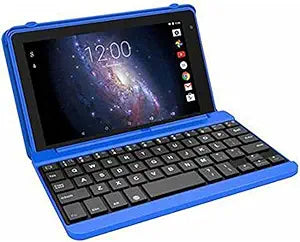 RCA Voyager 7" Tablet with Keyboard Case, Android, Blue