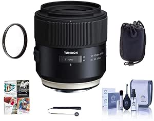 Tamron SP 85mm F/1.8 VC USD Lens for Nikon Bundle