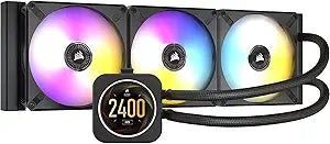 Corsair CW-9060062-WW iCUE H150i ELITE LCD CPU Cooler — main product image