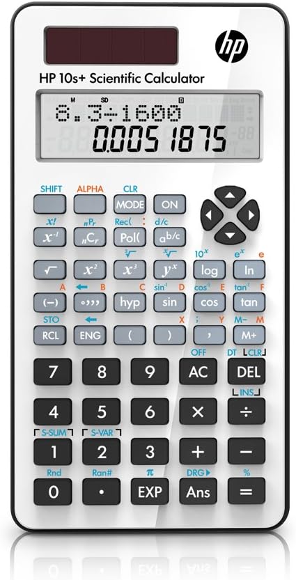 HP NW276AA/B1S 10SPLUS/B1S Scientific Calculator - GCSE Approved