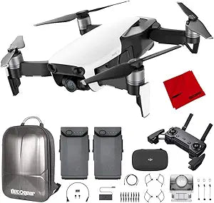 DJI gear Mavic Air Arctic White Quadcopter Bundle