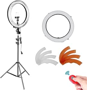 Neewer 10093478NE 18-inch Dimmable Ring Light Kit