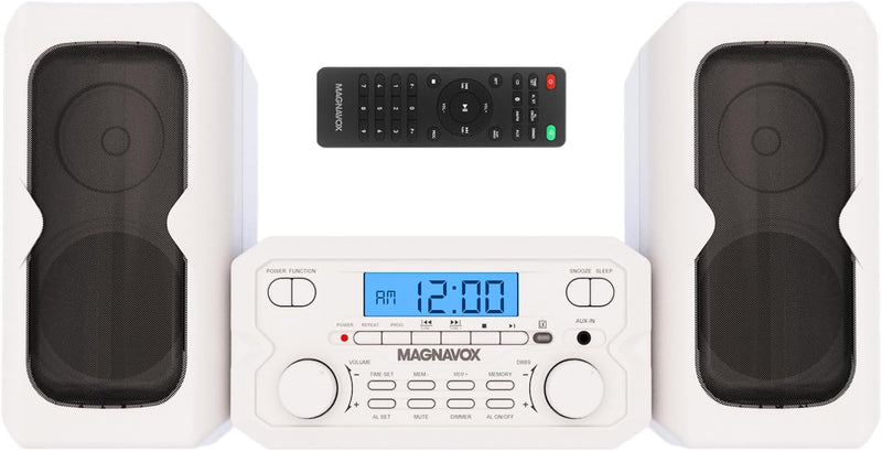 Magnavox MM435M-WH CD Shelf System Bluetooth Radio — main product image