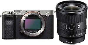 Sony Alpha 7C 20mm Lens Bundle Full Frame Camera