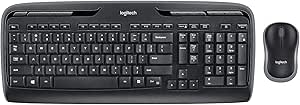 Logitech MK320 Wireless Keyboard Mouse Combo (Renewed)
