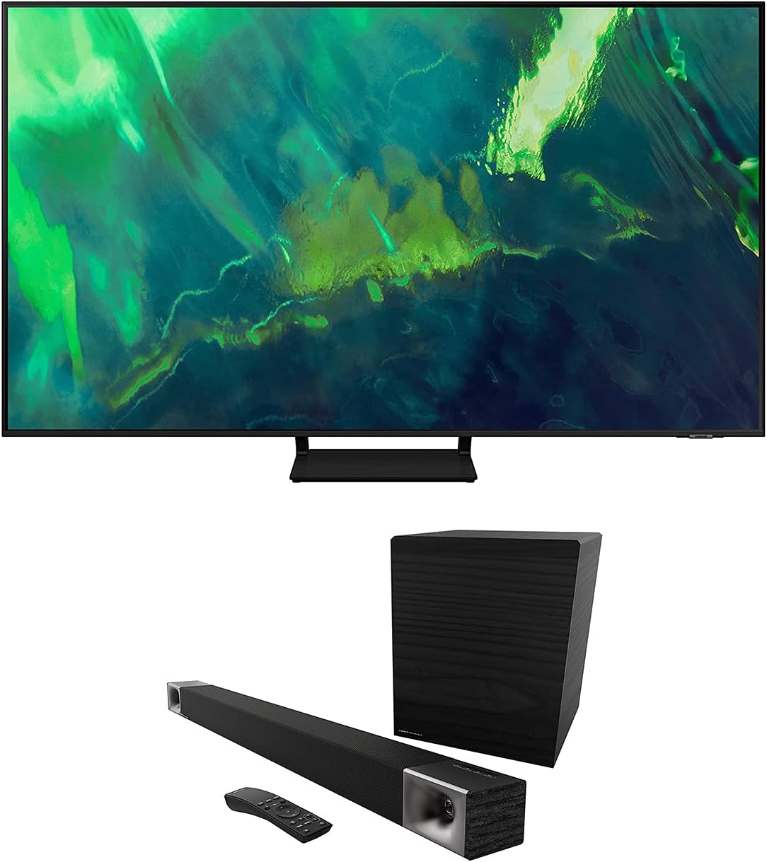 Samsung QN75Q70AA 75-Inch 4K QLED TV Klipsch 5.1 System