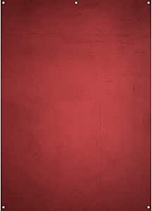 Westcott X-Drop - Aged Red Wall Canvas Backdrop - 5' x 7'