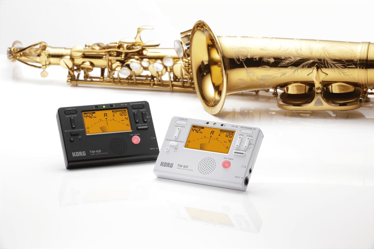 Korg TM60WH Tuner Metronome Combo White