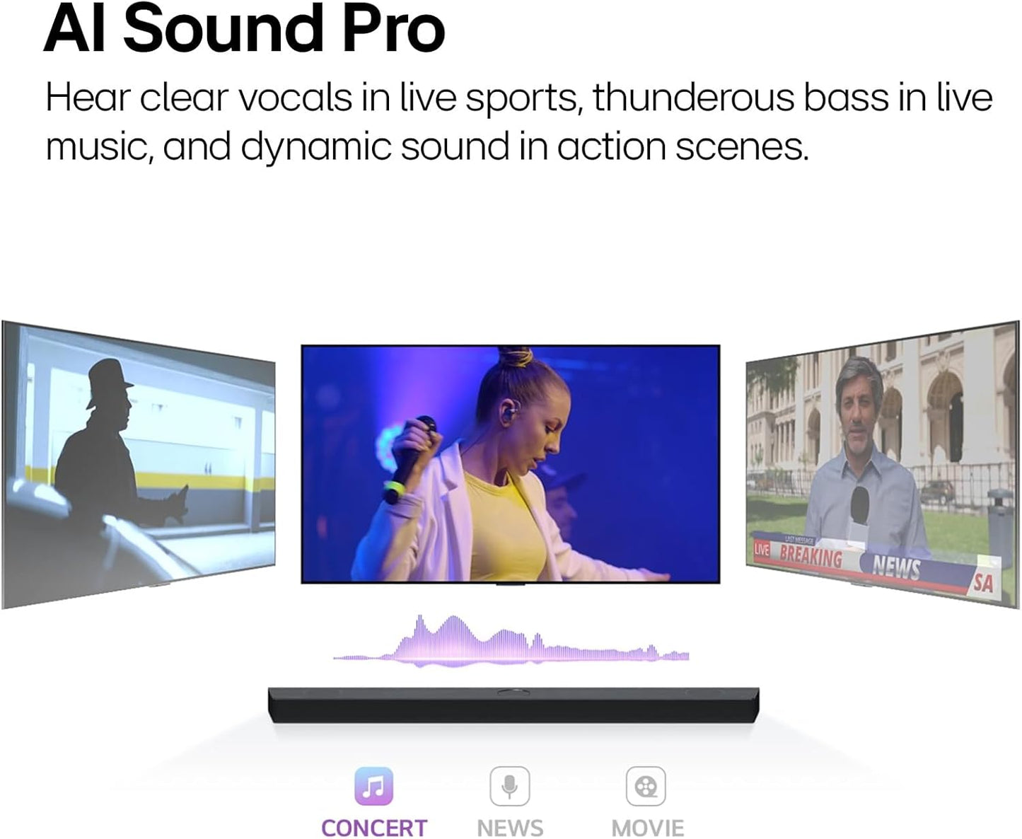 LG S70TY 3.1.1 Channel Dolby Atmos QNED Soundbar