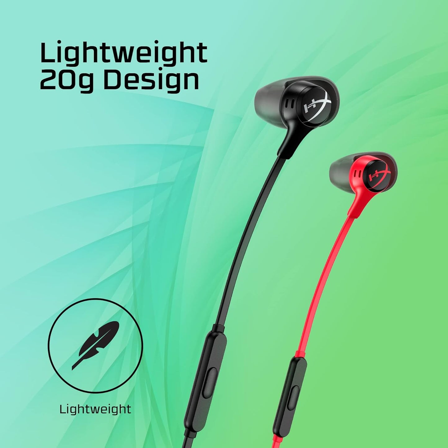 HyperX 705L8AA Cloud Earbuds II, Gaming and Mobile, Red