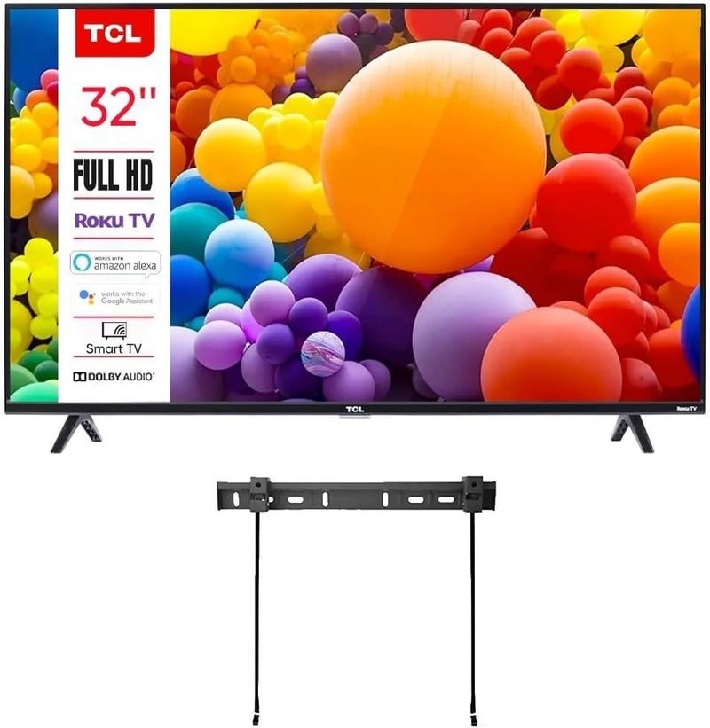 TCL 32S3 32-Inch 1080p FHD Smart Roku TV Renewed — main product image
