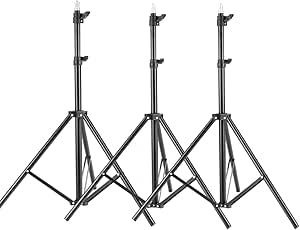 Neewer 90088357 10ft Photography Tripod Light Stand 3-Pack — main product image