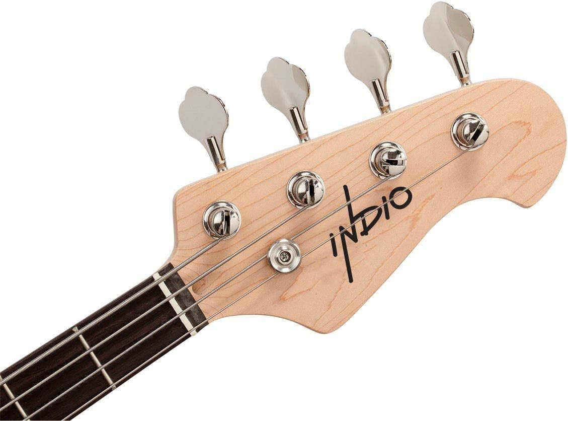 Monoprice Jamm Flamed Maple Electric Bass Guitar