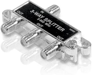 Philips SWV2001W/27 3-Way F-type Splitter