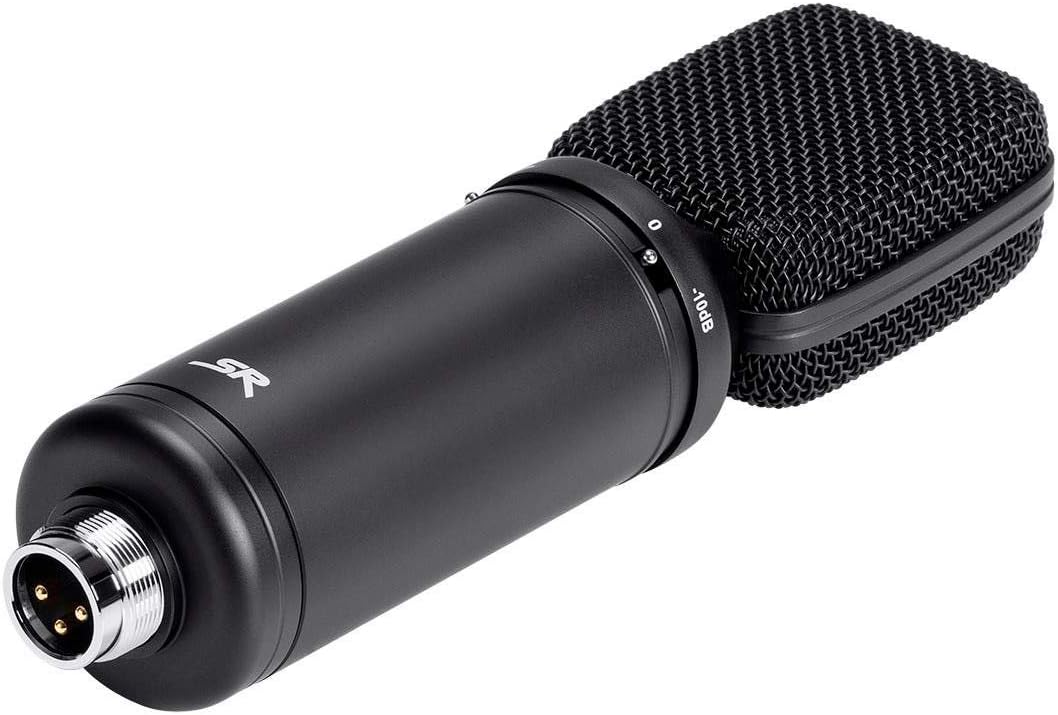 Monoprice 625908 Stage Right Ribbon Microphone Black