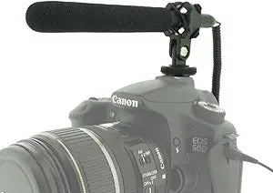 Polaroid 4331908117 Pro Video Shotgun Microphone with Shock Mount