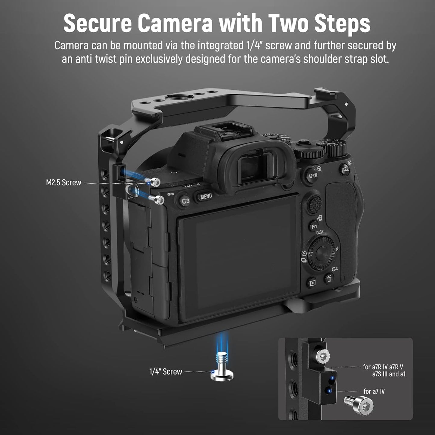 Neewer 10101731 Camera Cage for Sony a7 Series
