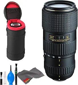 Tokina 70-200 F4 PRO FX VCM-S Nikon Telephoto Lens Bundle