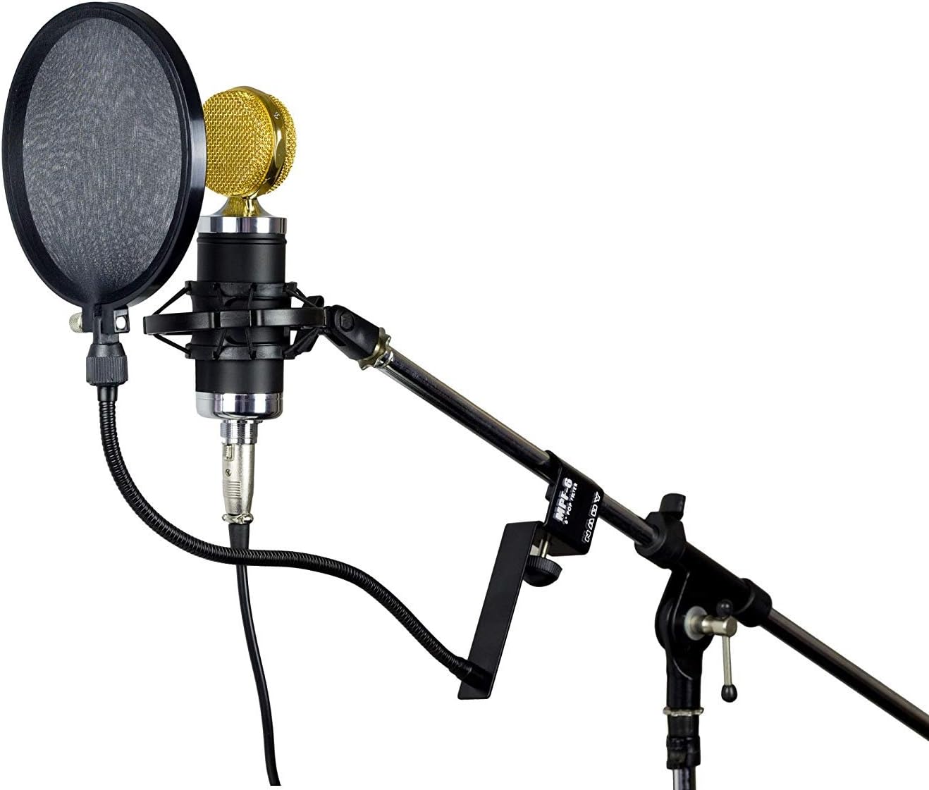 Nady SPF1 6-Inch Clamp-On Microphone Pop Filter