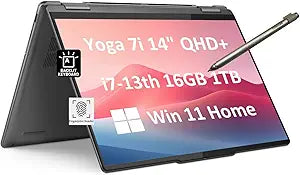Lenovo Yoga 7i 14" QHD+ Touchscreen i7 2-in-1 Laptop