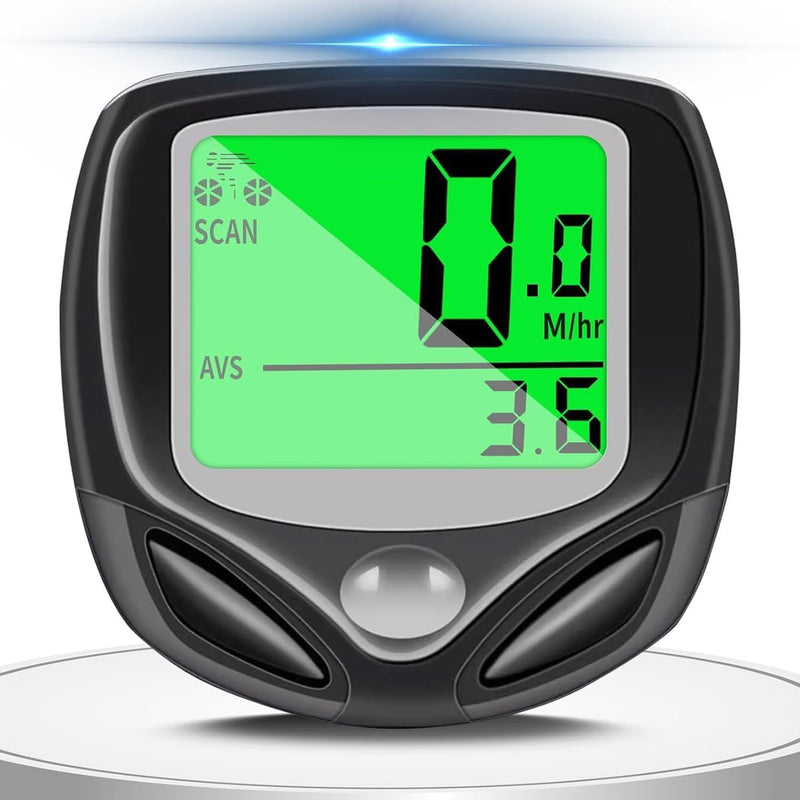RCA Wireless Bicycle Speedometer Odometer LCD Display — main product image