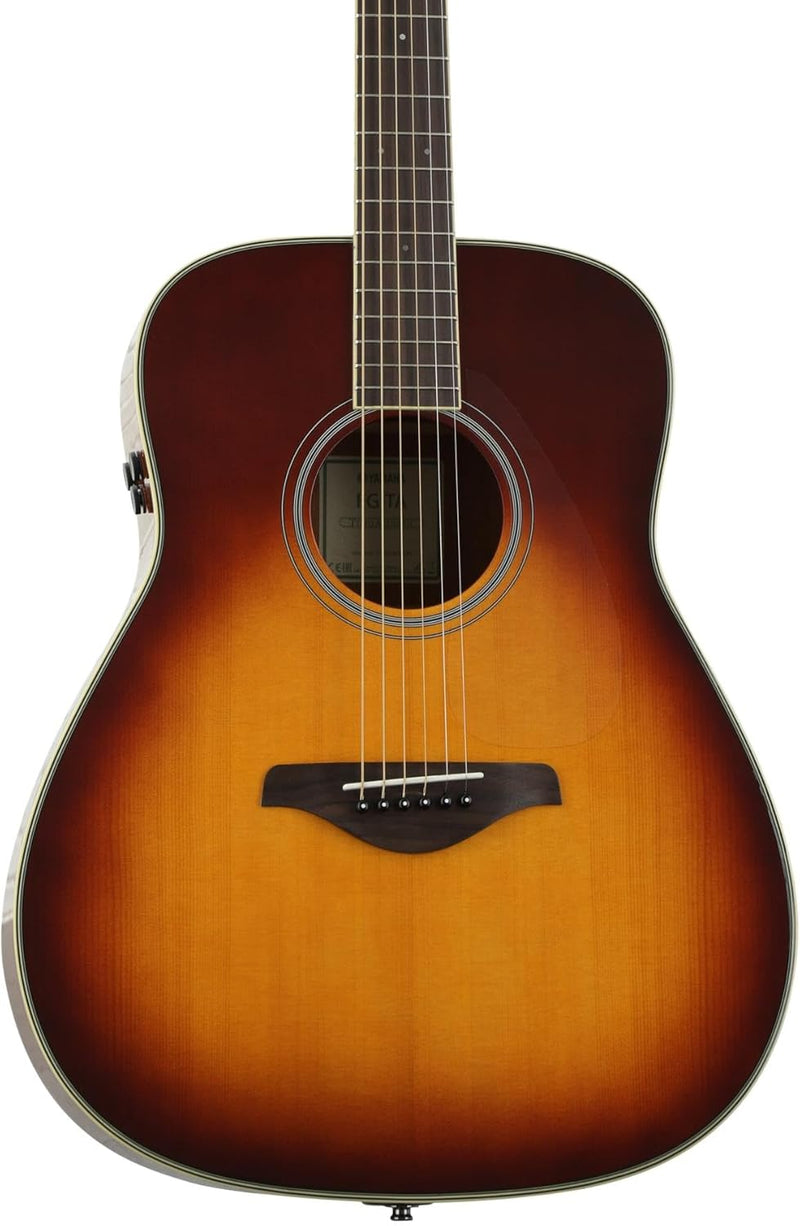 Yamaha FG-TA Transacoustic Guitar - Brown Sunburst, Chorus/Reverb — main product image