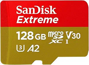 SanDisk SDSQXA1-128G-AN6MA Extreme 128GB MicroSD Card