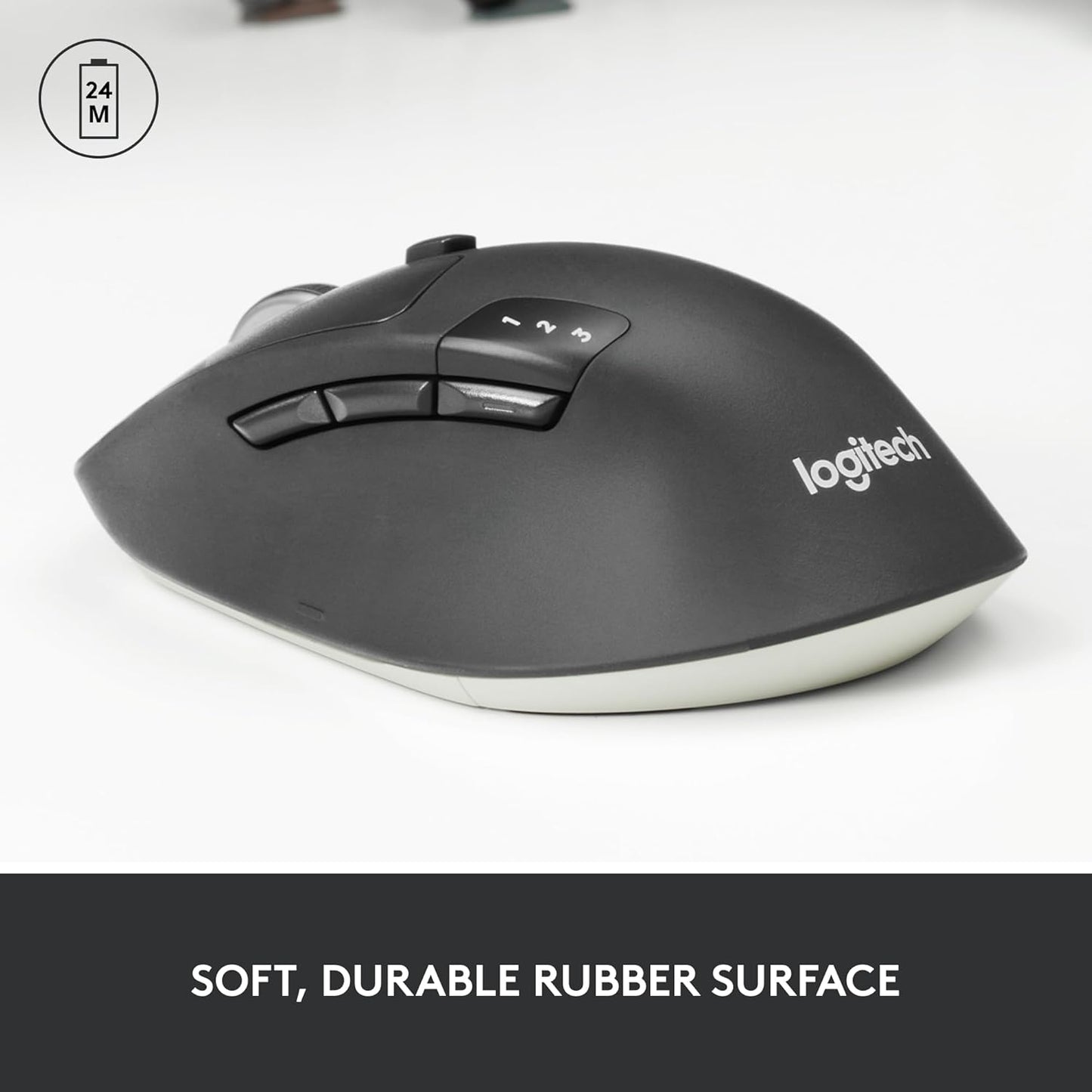 Logitech 910-006036 Triathlon Wireless Mouse: Multi-Device Bluetooth