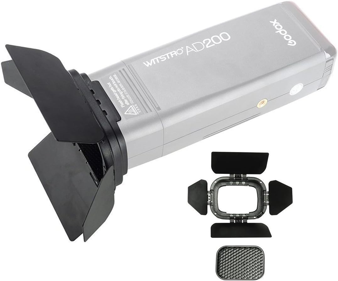 Godox BD-07 Barn Door Kit AD200 AD200Pro Flash