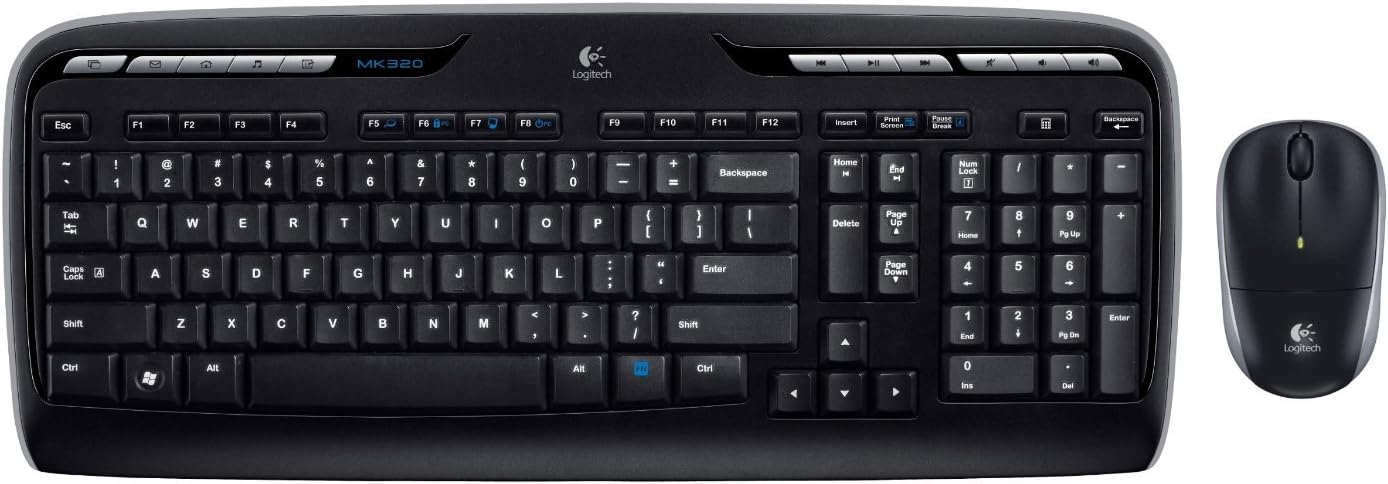 Logitech Wireless Keyboard and Mouse Combo with Unifying Receiver